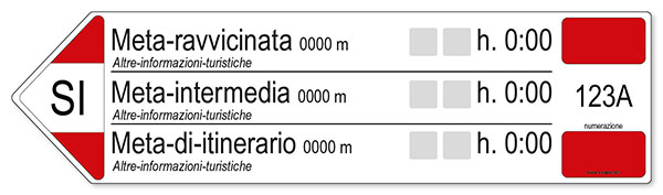 Freccia SI < Sinistra